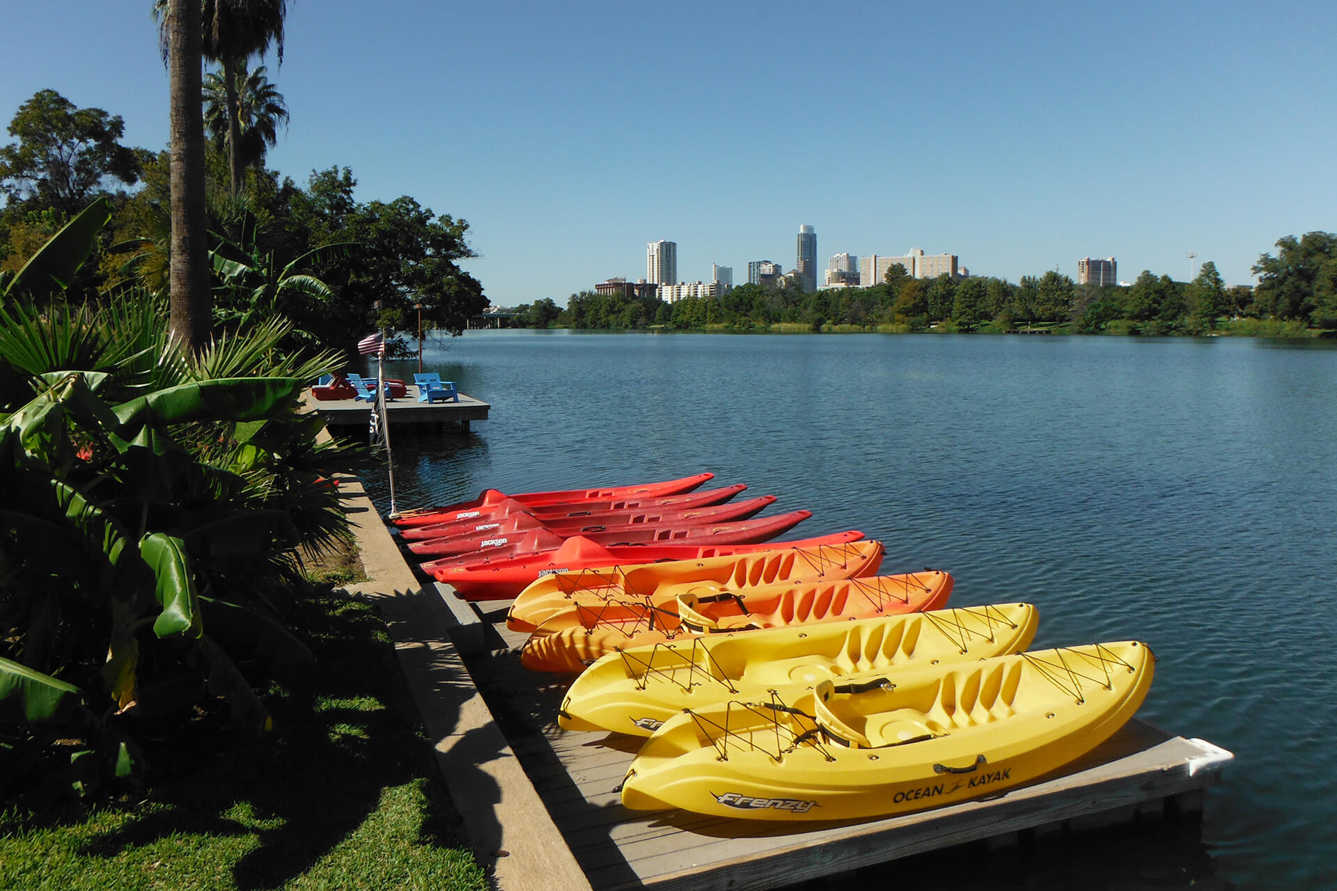Austin Kayak and Paddleboard Rentals on Lady Bird Lake